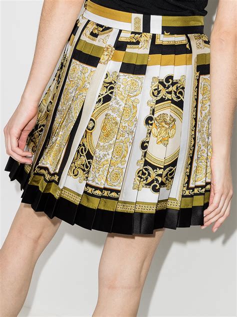 iheart baroque versace|versace baroque pleated skirt.